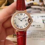 Ballon Bleu Cartier TWF Swiss Quartz 33 Watches Single Diamond- Rose Gold